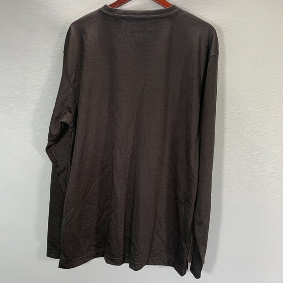 Michael Brandon Sweater Mens XXL Brown Stretch V Neck Long Sleeve NEW - Picture 8 of 9